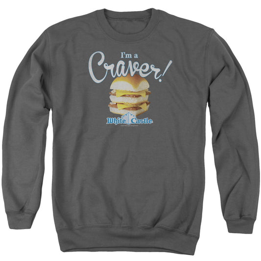 White Castle - Craver - Adult Crewneck Sweatshirt - Charcoal