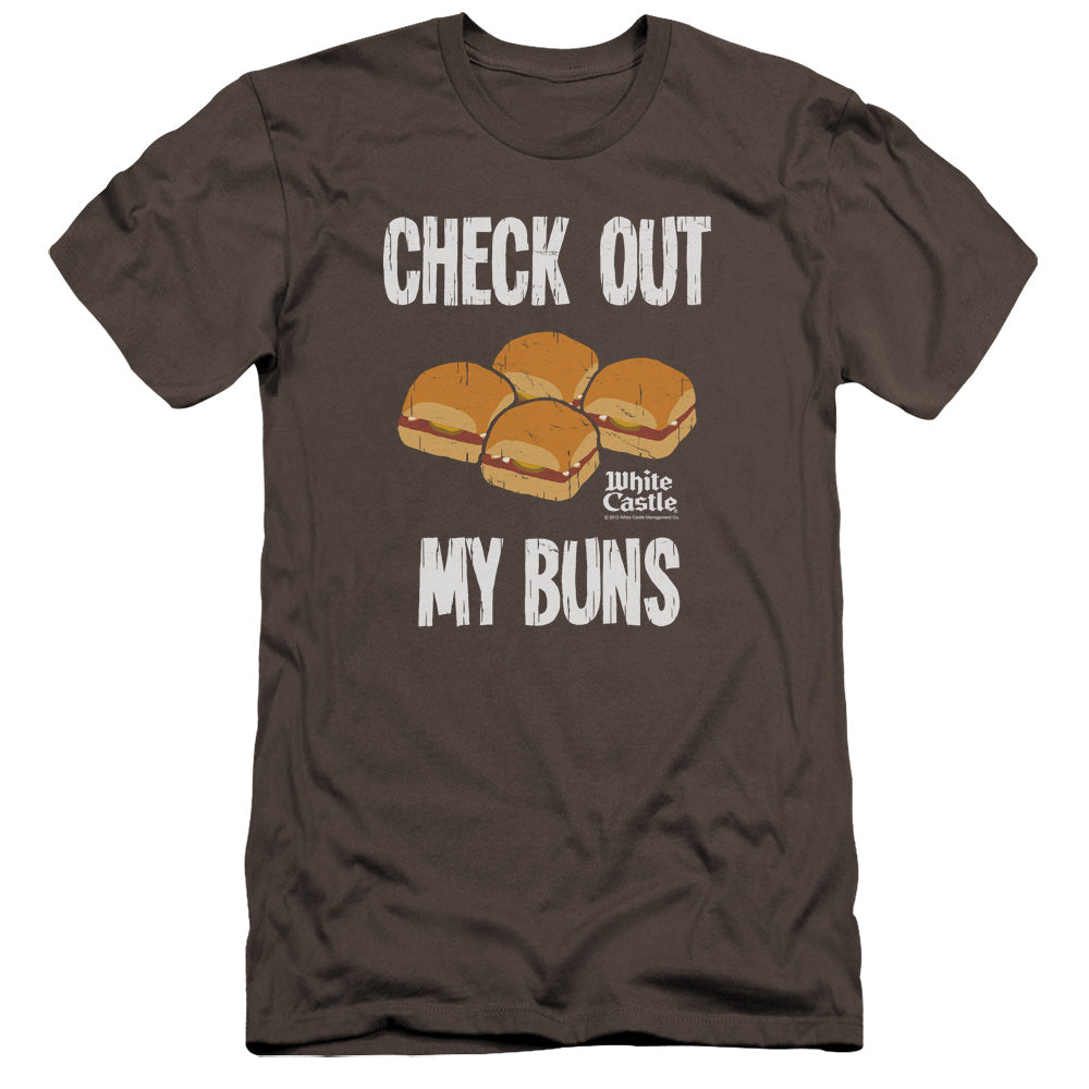 White Castle - My Buns-premuim Canvas Adult Slim Fit 30/1 - Charcoal