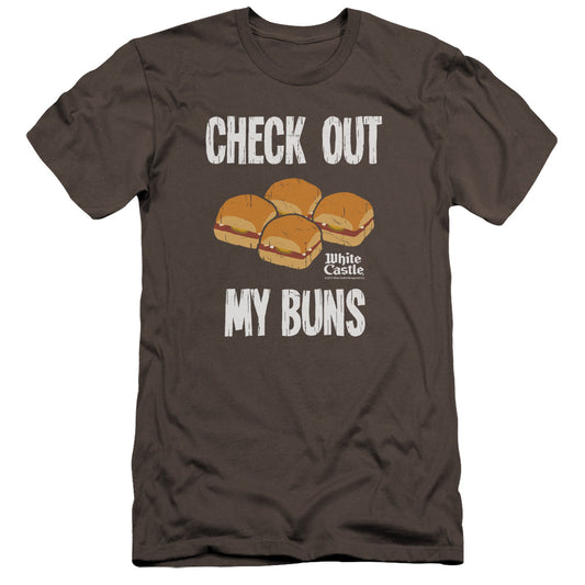 White Castle - My Buns-premuim Canvas Adult Slim Fit 30/1 - Charcoal