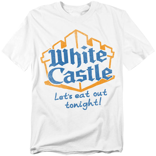 White Castle - Lets Eat - Short Sleeve Adult 18/1 - White T-shirt