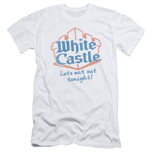 White Castle - Lets Eat - Short Sleeve Adult 30/1 - White T-shirt