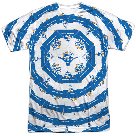 White Castle - You Crave Me - Short Sleeve Adult Poly Crew - White T-shirt
