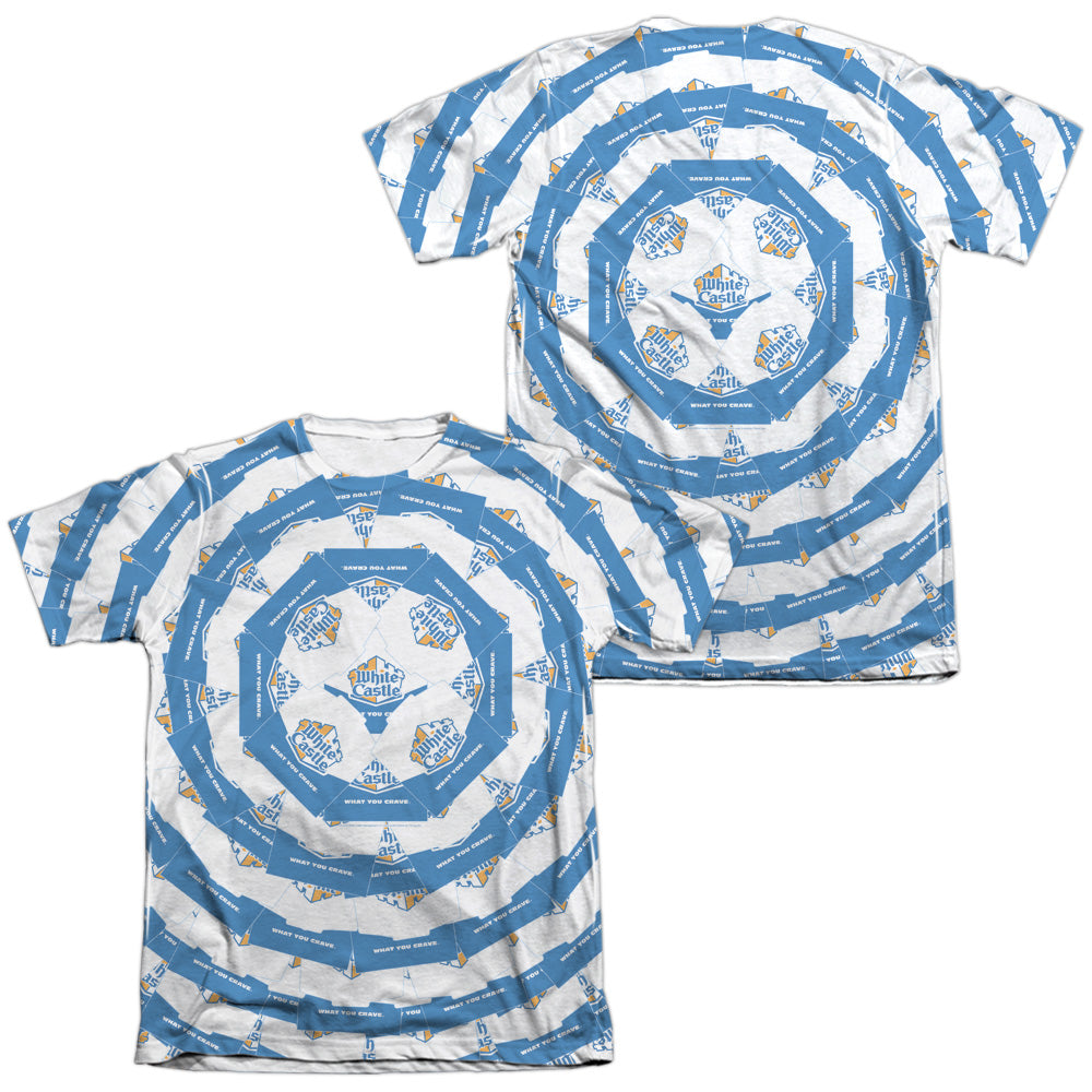 White Castle - You Crave Me (Front/back Print) - Adult Poly/cotton Short Sleeve Tee - White T-shirt