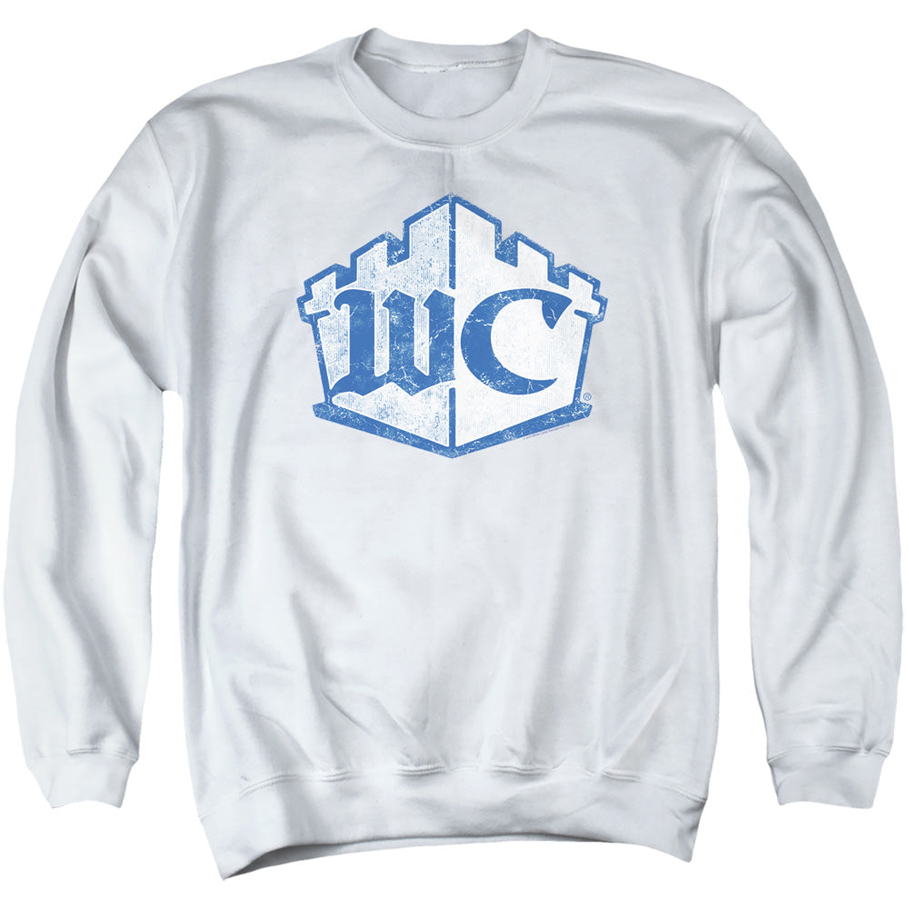 White Castle - Monogram - Adult Crewneck Sweatshirt - White