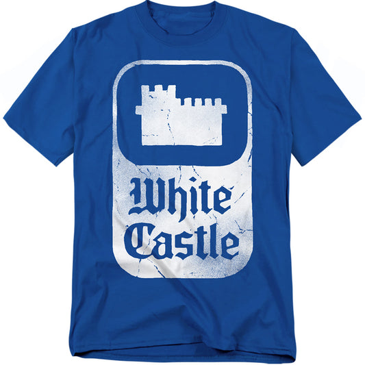 White Castle - Classic Logo - Short Sleeve Adult 18/1 - Royal Blue T-shirt
