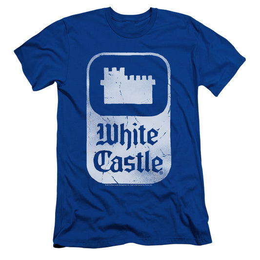 White Castle - Classic Logo - Short Sleeve Adult 30/1 - Royal Blue T-shirt