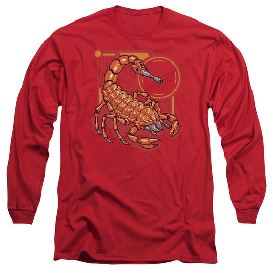 Scorpion - Long Sleeve Adult 18 - 1 - Red T-shirt
