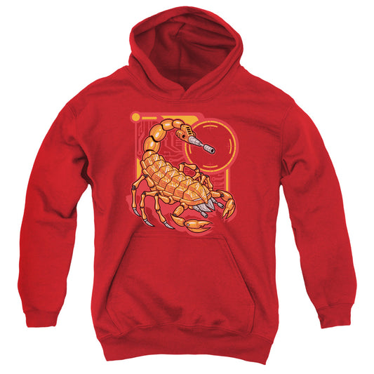Scorpion - Youth Pull-over Hoodie - Red