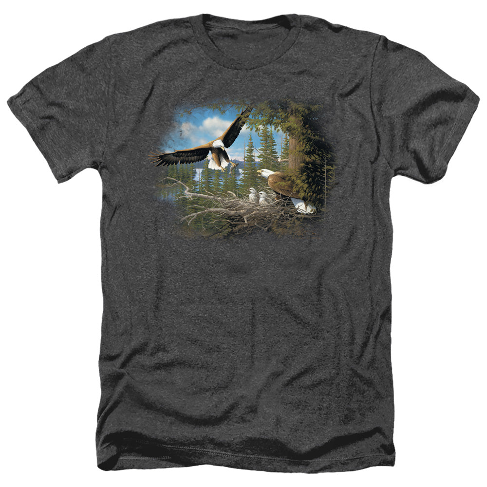 Wildlife - Spring Bald Eagles - Adult Heather-black