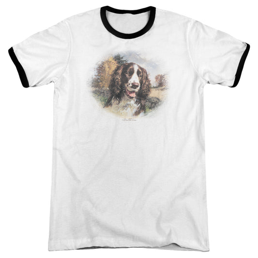 Wildlife - Springer Spaniel Head - Adult Ringer - White/black