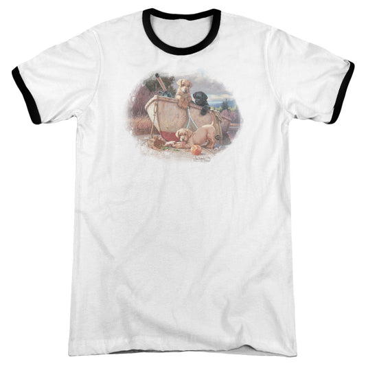 Wildlife - Lunch Break Lab Pups - Adult Ringer - White/black