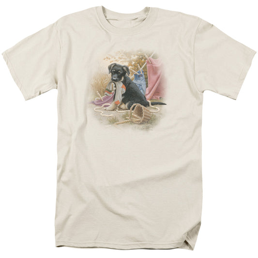 Wildlife - Hanging Out - Short Sleeve Adult 18/1 - Cream T-shirt