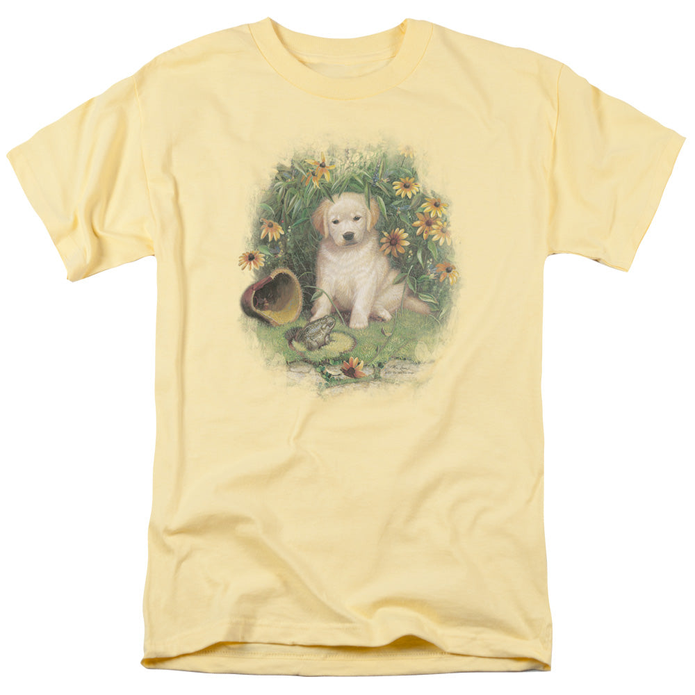 Wildlife - A Prince Perhaps Yellow Lab - Short Sleeve Adult 18/1 - Banana T-shirt