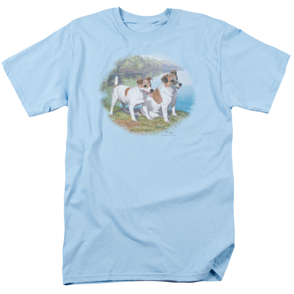 Wildlife - Jack By Water - Short Sleeve Adult 18/1 - Light Blue T-shirt