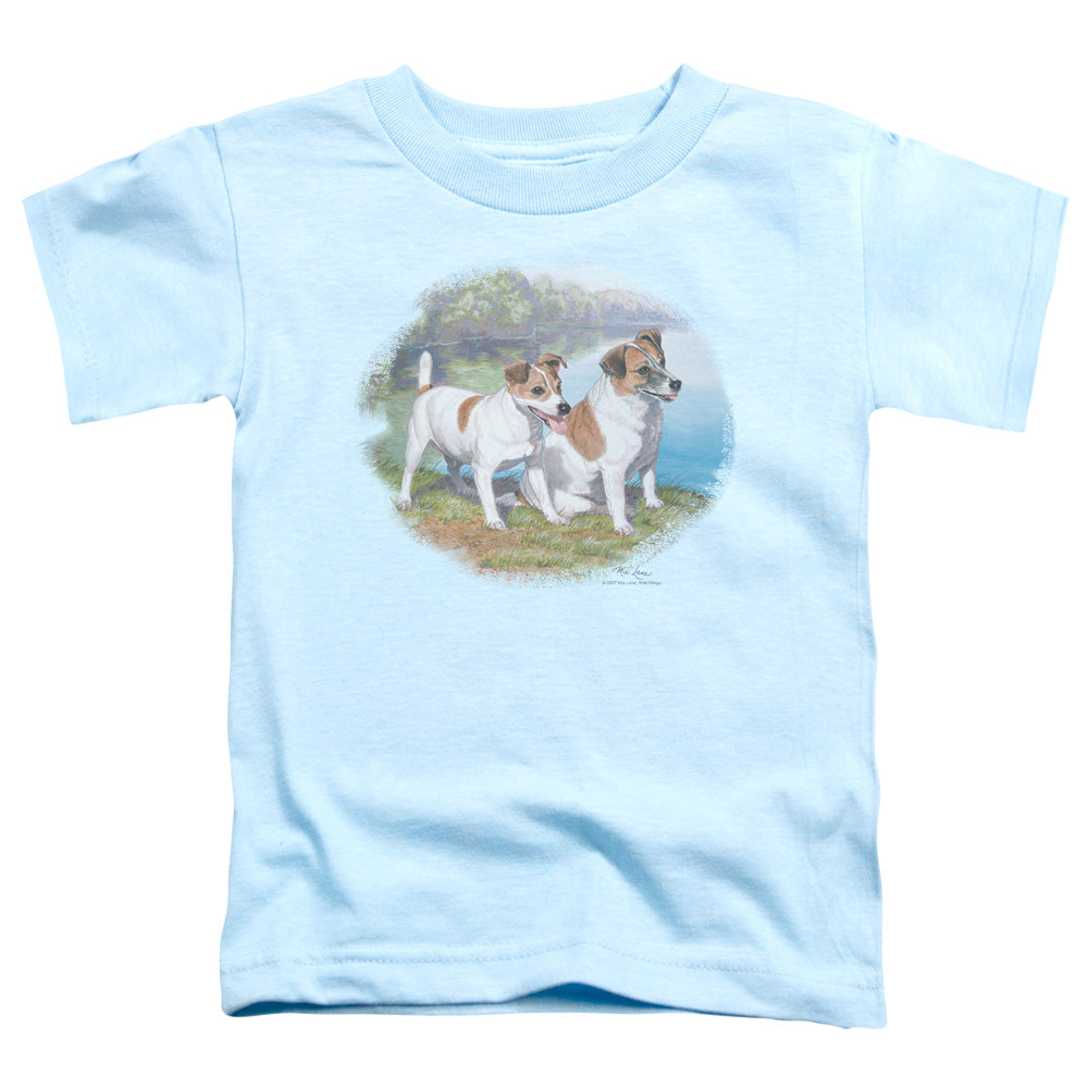 Wildlife - Jack By Water - Short Sleeve Toddler Tee - Light Blue T-shirt