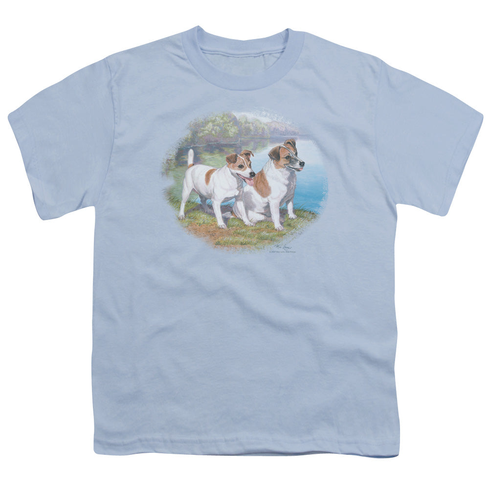 Wildlife - Jack By Water - Short Sleeve Youth 18/1 - Light Blue T-shirt
