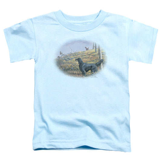 Wildlife - Looking Back - Short Sleeve Toddler Tee - Light Blue T-shirt