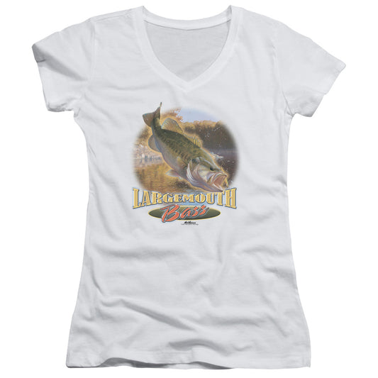 Wildlife - Cartwheeling - Junior V-neck - White