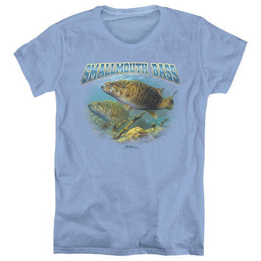 Wildlife - Ganging Up - Short Sleeve Womens Tee - Carolina Blue T-shirt