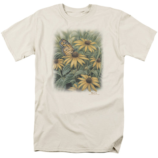 Wildlife - Monarch Butterfly - Short Sleeve Adult 18/1 - Cream T-shirt