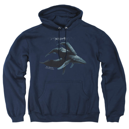 Wildlife - Power&amp;grace - Adult Pull-over Hoodie - Navy