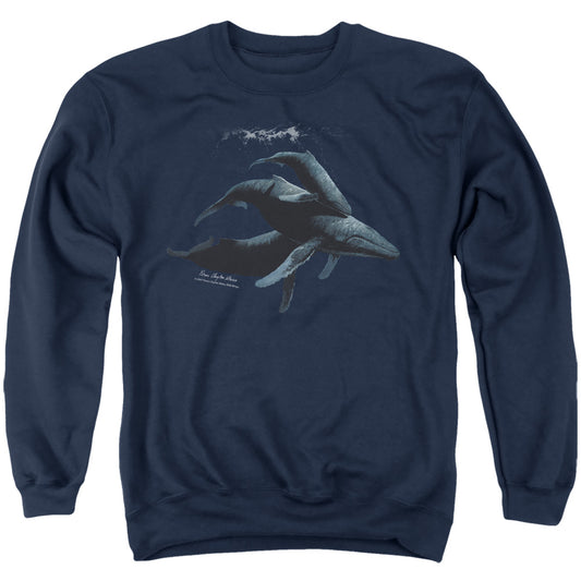 Wildlife - Power&amp;grace - Adult Crewneck Sweatshirt - Navy