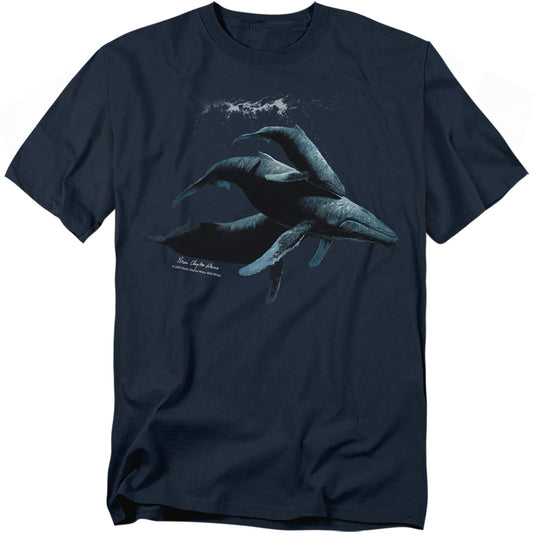 Wildlife - Power&grace - Short Sleeve Adult 18/1 - Navy T-shirt
