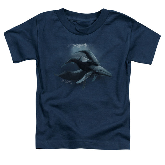 Wildlife - Power&grace - Short Sleeve Toddler Tee - Navy T-shirt