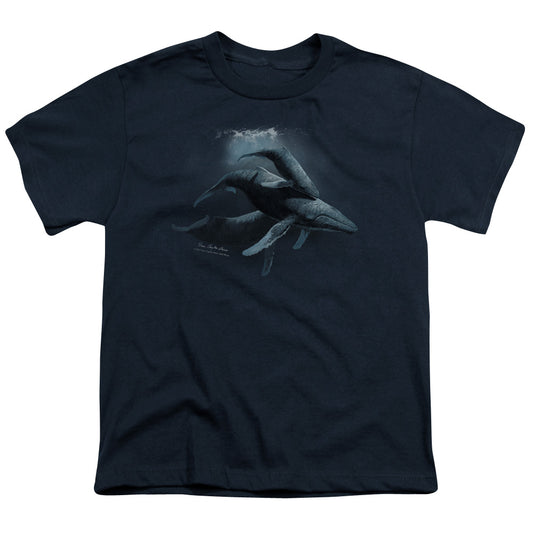 Wildlife - Power&grace - Short Sleeve Youth 18/1 - Navy T-shirt