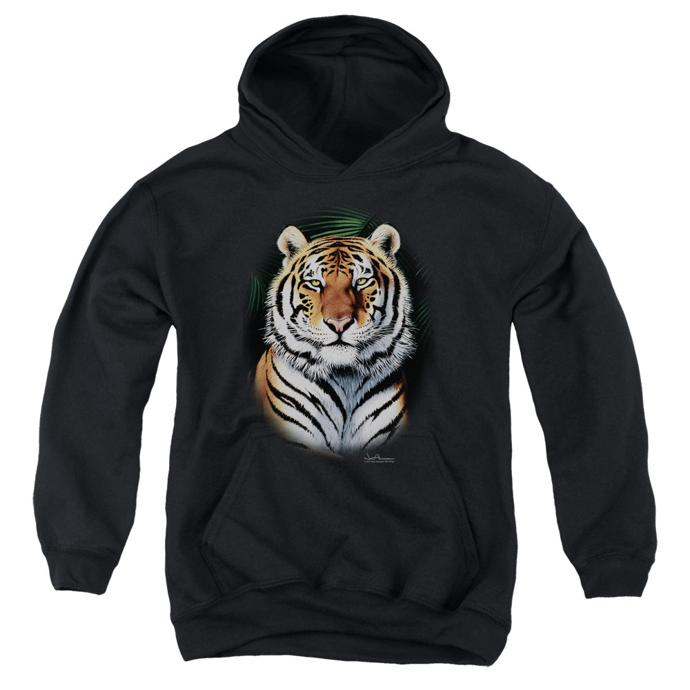 Wildlife - Jungle Fire - Youth Pull-over Hoodie - Black