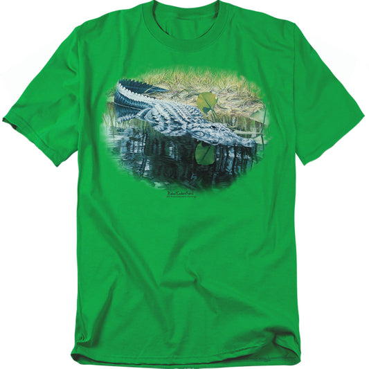 Wildlife - The Waters Fine - Short Sleeve Adult 18/1 - Kelly Green T-shirt