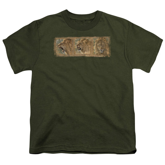 Wildlife - Mood Swing - Short Sleeve Youth 18/1 - Military Green T-shirt