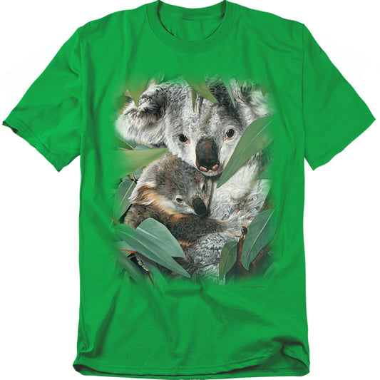 Wildlife - Motherhood - Short Sleeve Adult 18/1 - Kelly Green T-shirt