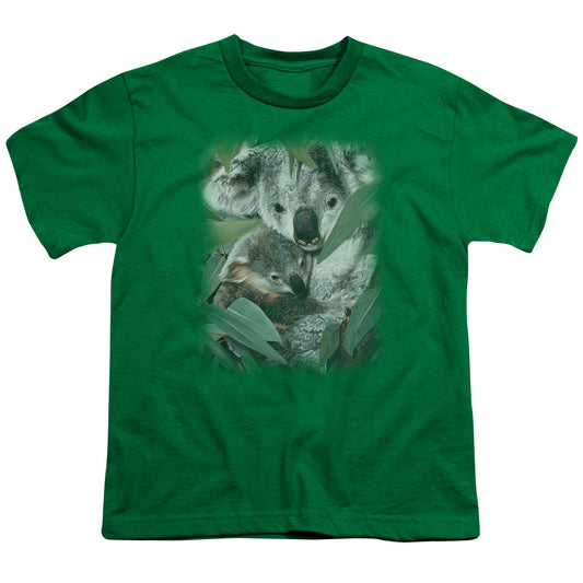 Wildlife - Motherhood - Short Sleeve Youth 18/1 - Kelly Green T-shirt