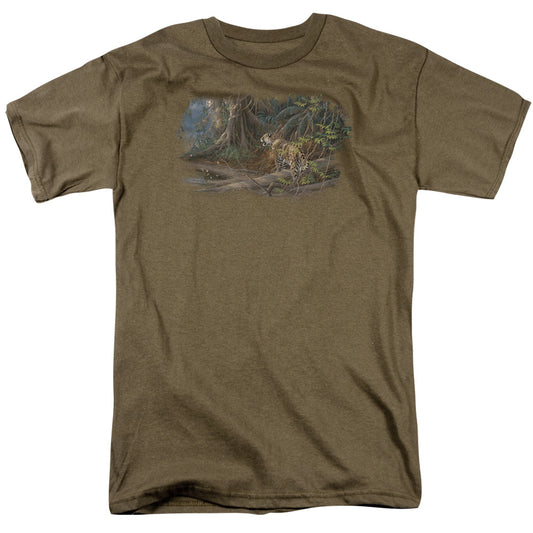 Wildlife - River Heat Jajuar - Short Sleeve Adult 18/1 - Safari Green T-shirt