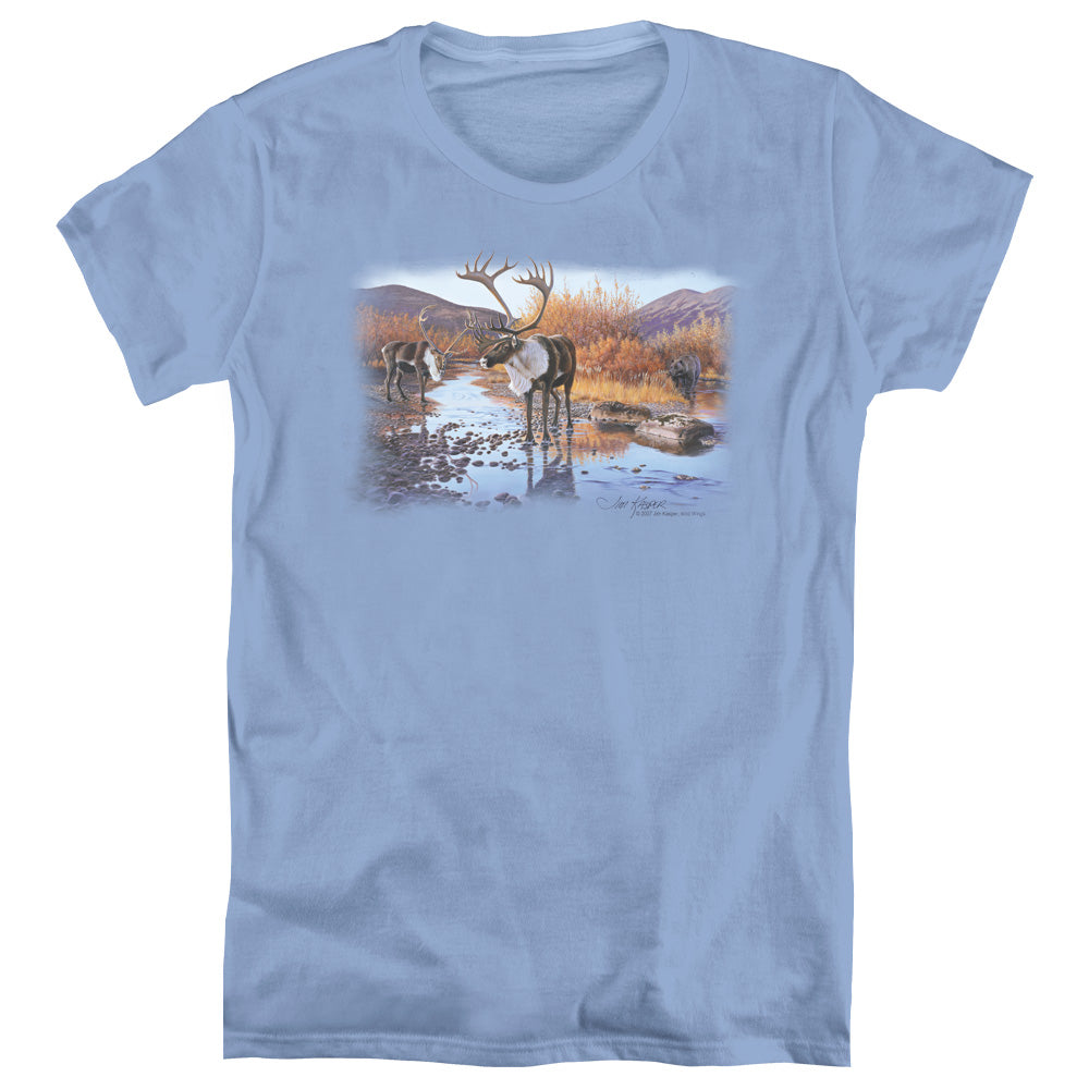 Wildlife - Accidental Ambush - Short Sleeve Womens Tee - Carolina Blue T-shirt