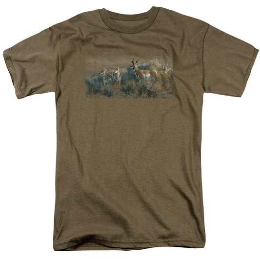 Wildlife - Water Rights - Short Sleeve Adult 18/1 - Safari Green T-shirt