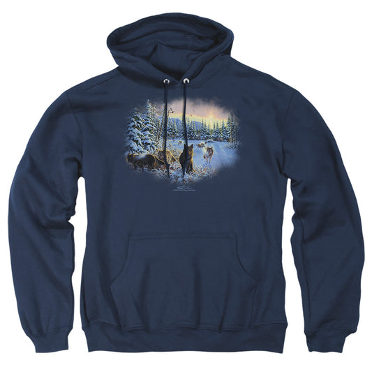 Wildlife - Hunter's Moon The Spoils - Adult Pull-over Hoodie - Navy