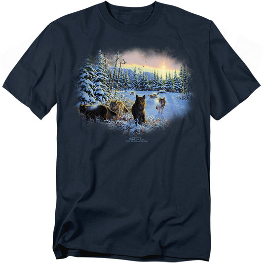 Wildlife - Hunters Moon The Spoils - Short Sleeve Adult 18/1 - Navy T-shirt