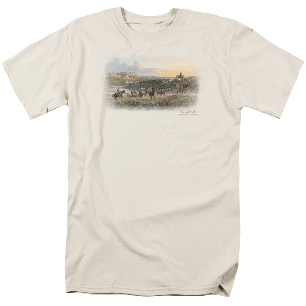 Wildlife - The Last Crossing - Short Sleeve Adult 18/1 - Cream T-shirt