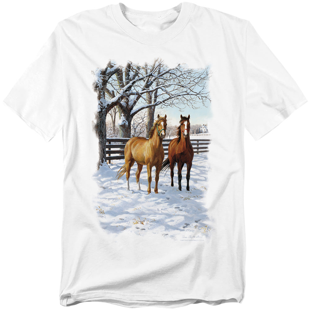 Wildlife - Coffee And Chocolate - Short Sleeve Adult 18/1 - White T-shirt