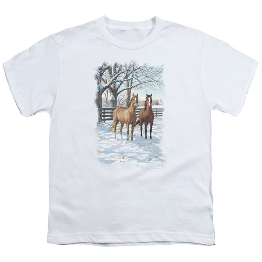 Wildlife - Coffee And Chocolate - Short Sleeve Youth 18/1 - White T-shirt