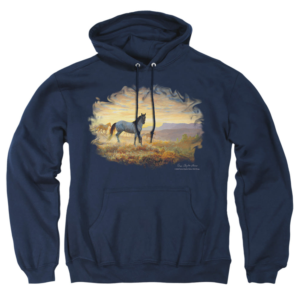 Wildlife - Dust At Dawn - Adult Pull-over Hoodie - Navy