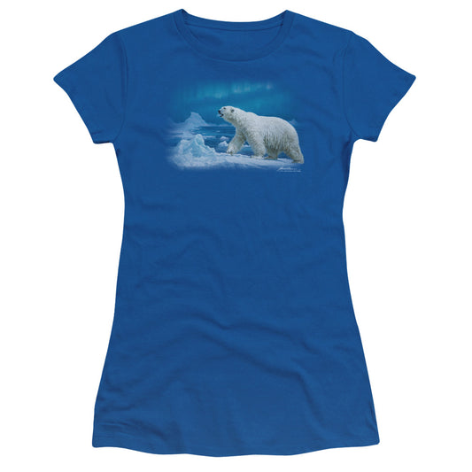 Wildlife - Nomad Of The North - Short Sleeve Junior Sheer - Royal Blue T-shirt