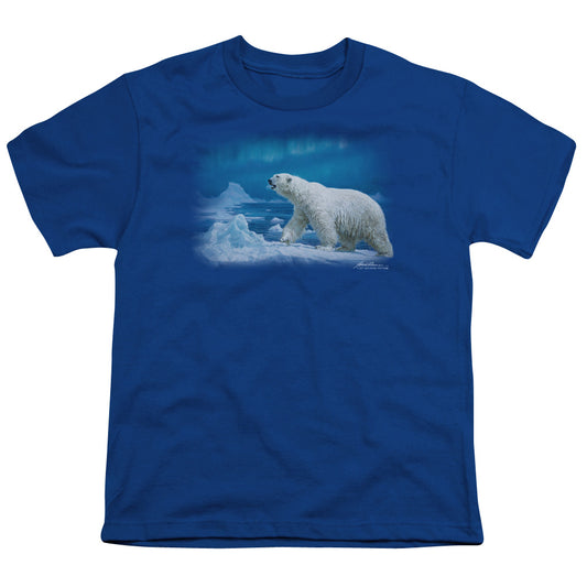 Wildlife - Nomad Of The North - Short Sleeve Youth 18/1 - Royal Blue T-shirt