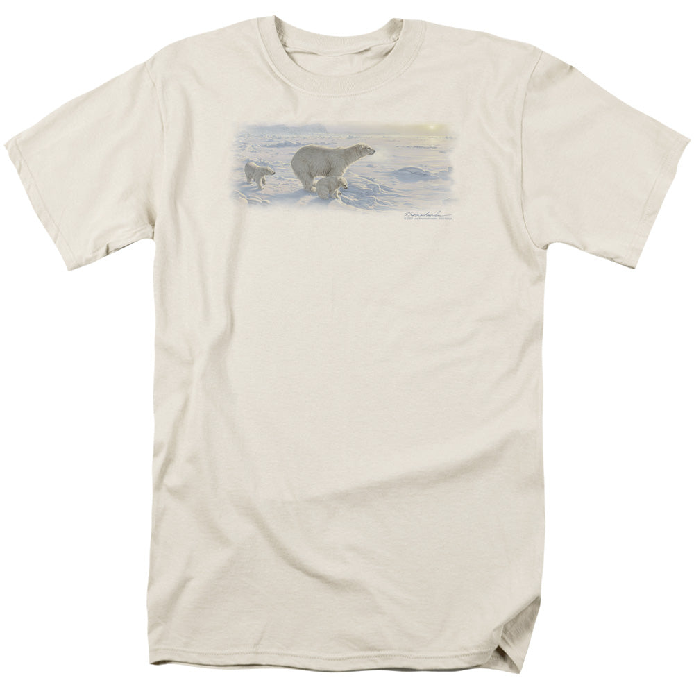 Wildlife - On The Edge - Short Sleeve Adult 18/1 - Cream T-shirt