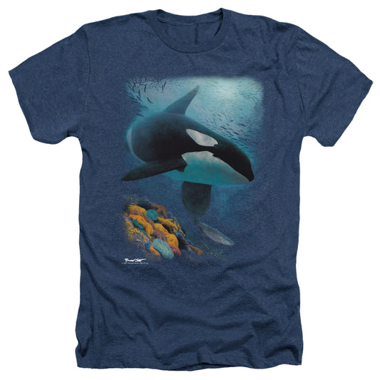 Wildlife - Salmon Hunter Orca - Adult Heather - Navy
