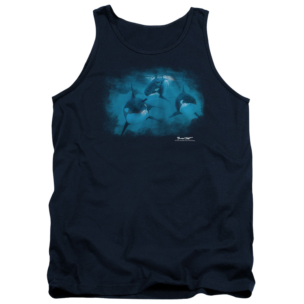 Wildlife - Pod Of Orcas - Adult Tank - Navy
