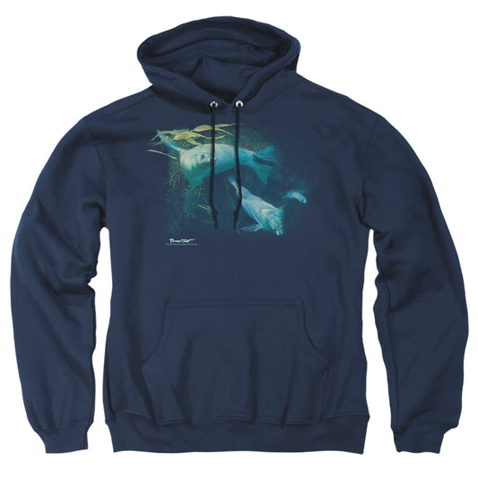 Wildlife - Kelp Patrol - Adult Pull-over Hoodie - Navy