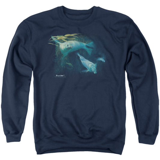 Wildlife - Kelp Patrol - Adult Crewneck Sweatshirt - Navy